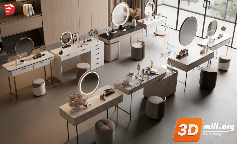 Dressing Table Skp Files 